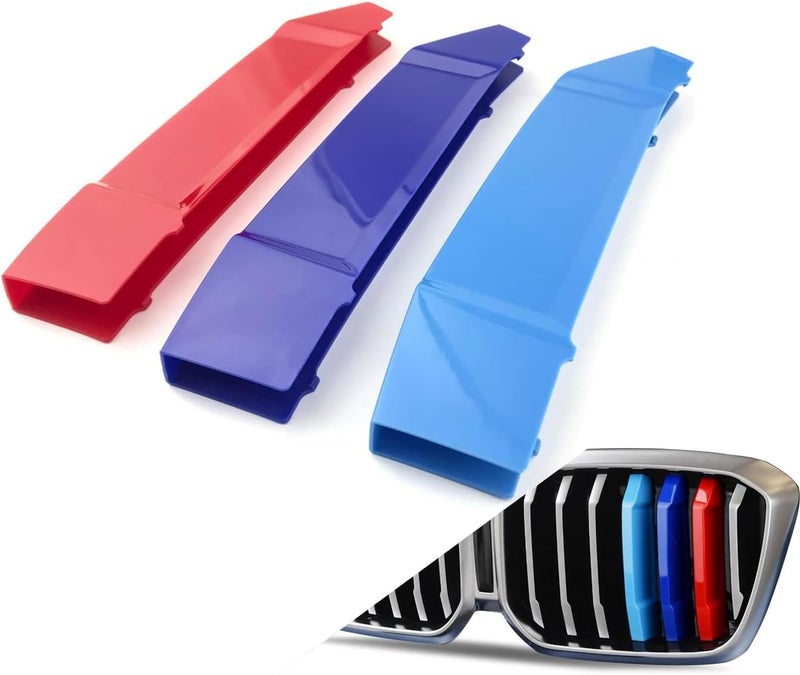 WITRRTIW Automotive grille Insert Trims Strips Front Center Kidney Grilles Compatible with 2019-2023 BMW G06 X6 6-Beam grille insert accessories - Image 1